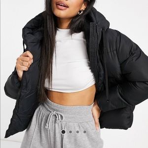 SOLD ASOS Black Puffer Jacket-